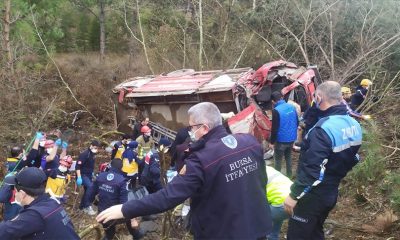 Bursa’da trafik kazasında 1 Olurlu itfaiye personeli hayatını kaybetti